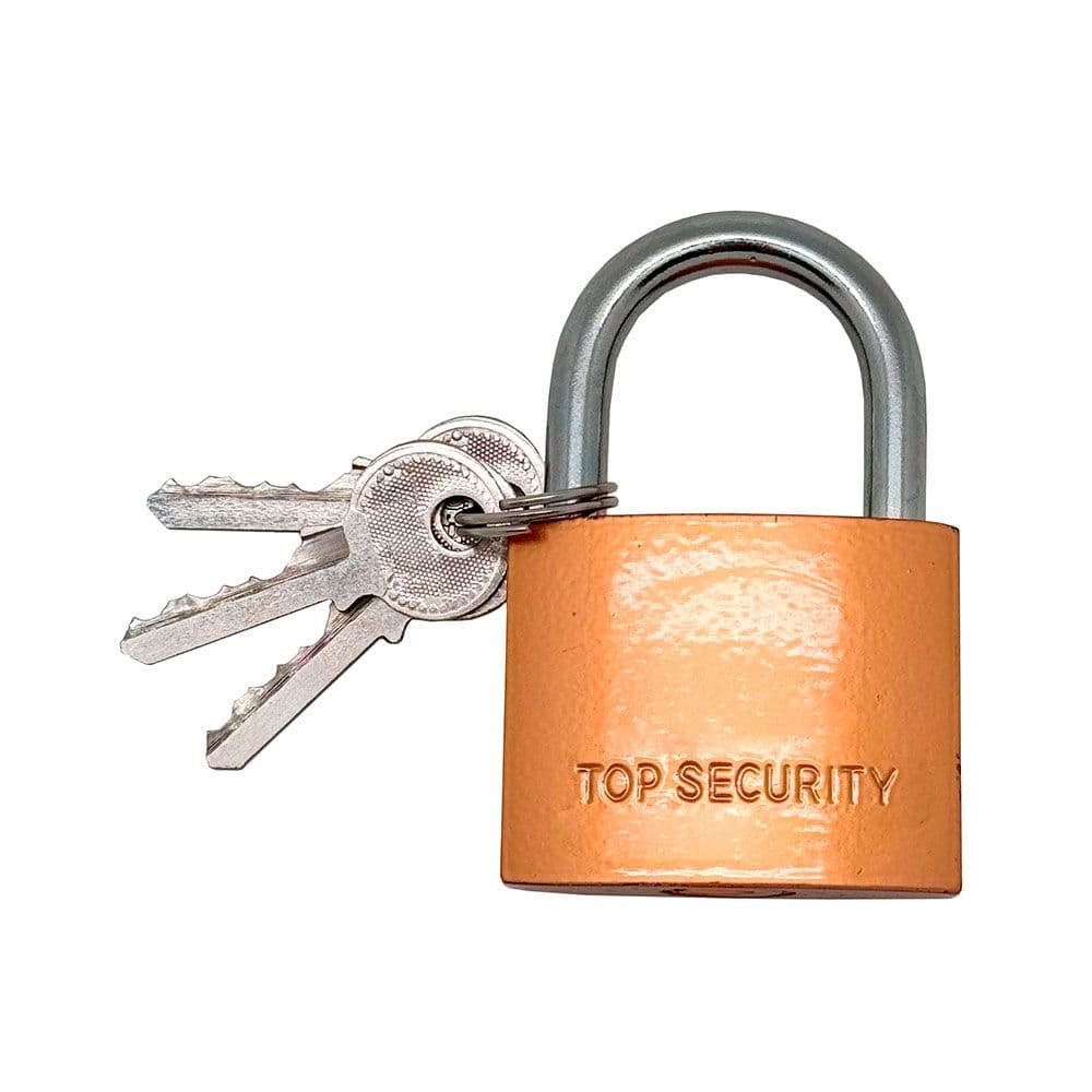 CANDADO DE ARCO NORMAL BASIC CN17,LATÓN, 40 mm