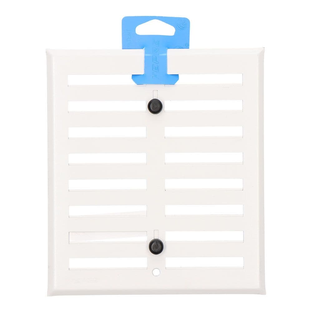 REJILLA REGULABLE. ALUMINIO 0.8 BLANCO 170x190mm