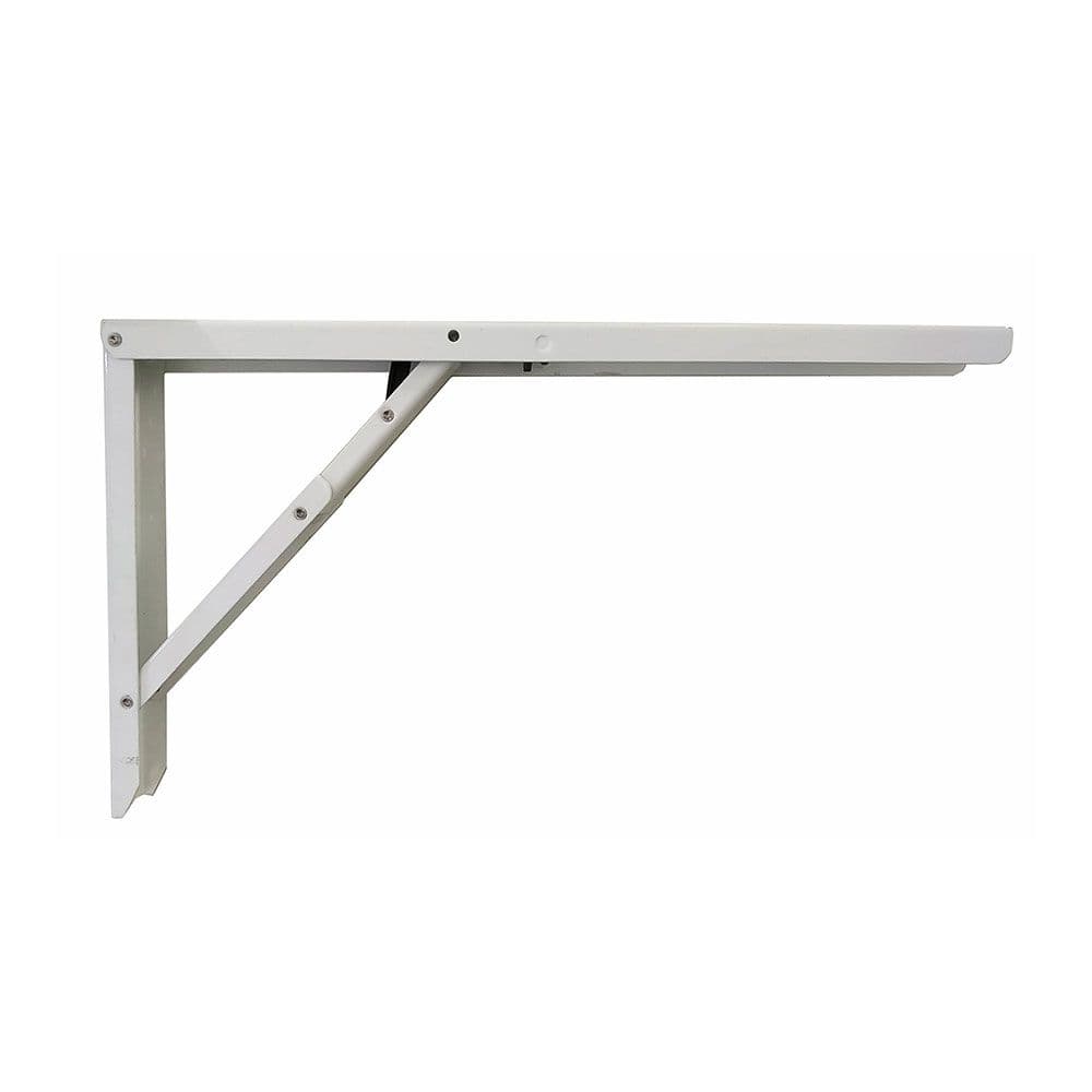 ESCUADRA DE ACERO PLEGABLE ABAT-TABLE BLANCO 30 x 52 cm