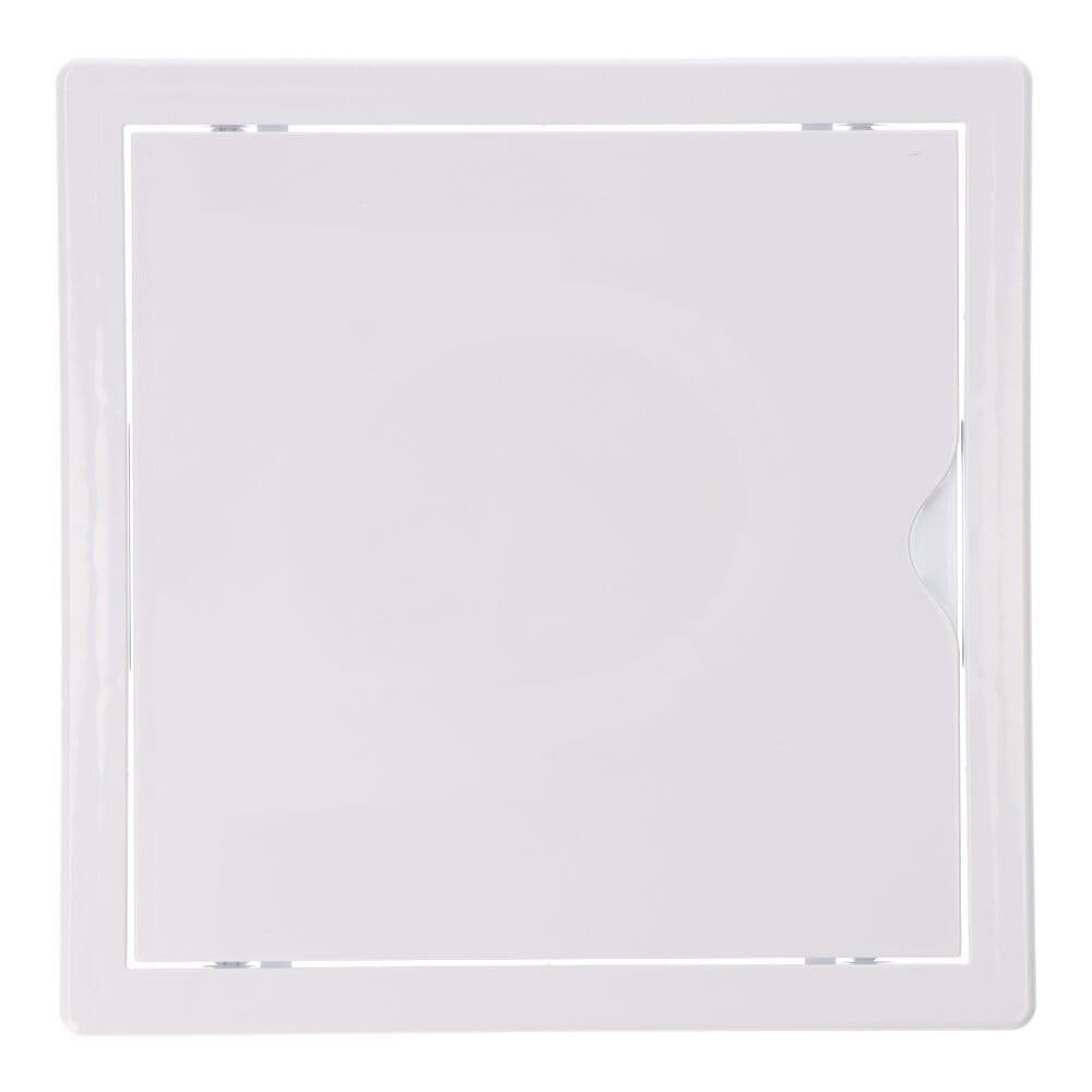TAPA DE REGISTRO CUADRADA EMPOTRABLE ABS 20x20cm BLANCA