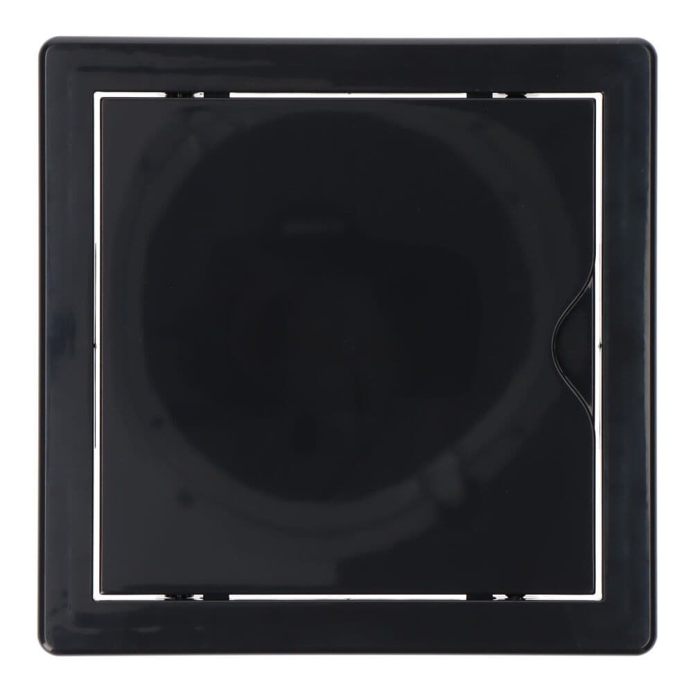 TAPA DE REGISTRO CUADRADA EMPOTRABLE ABS 15x15cm GRIS ANTRACITA