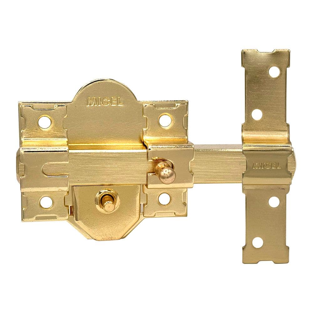 CERROJO SOBREPONER CRR10 86B/50 mm LATÓN SATINADO