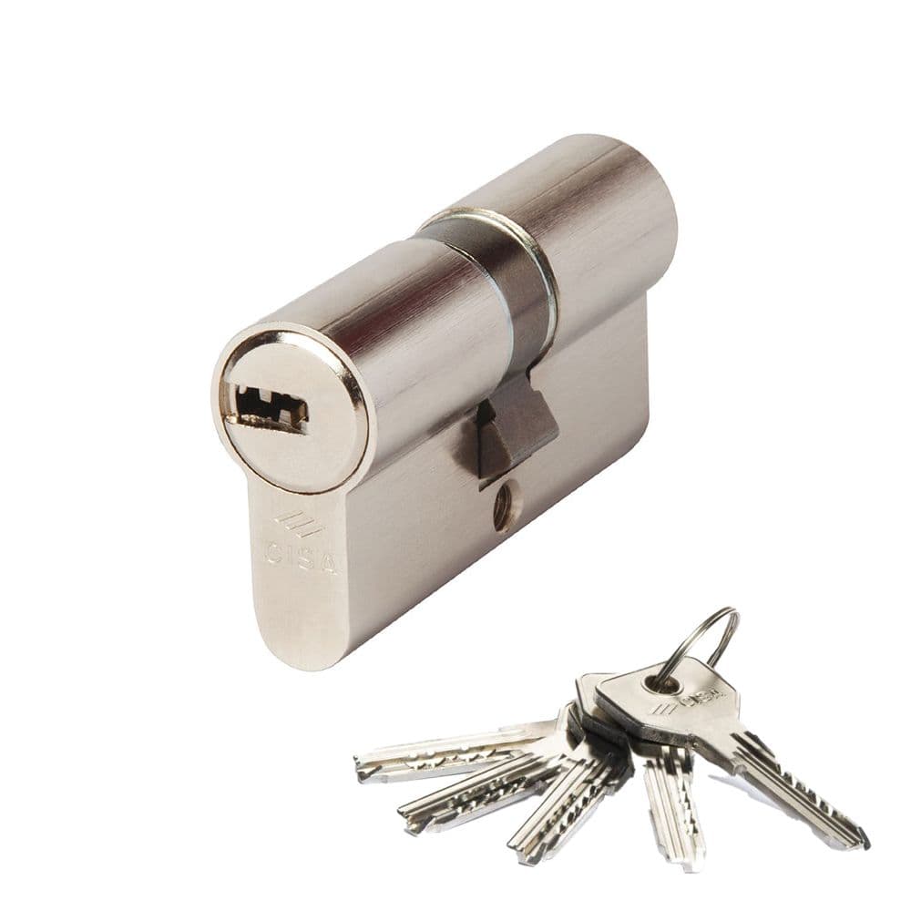 CILINDRO ASIX 30x30mm NIQUELADO LEVA CORTA 1.0E300.07.0.12SZ.C5 CISA