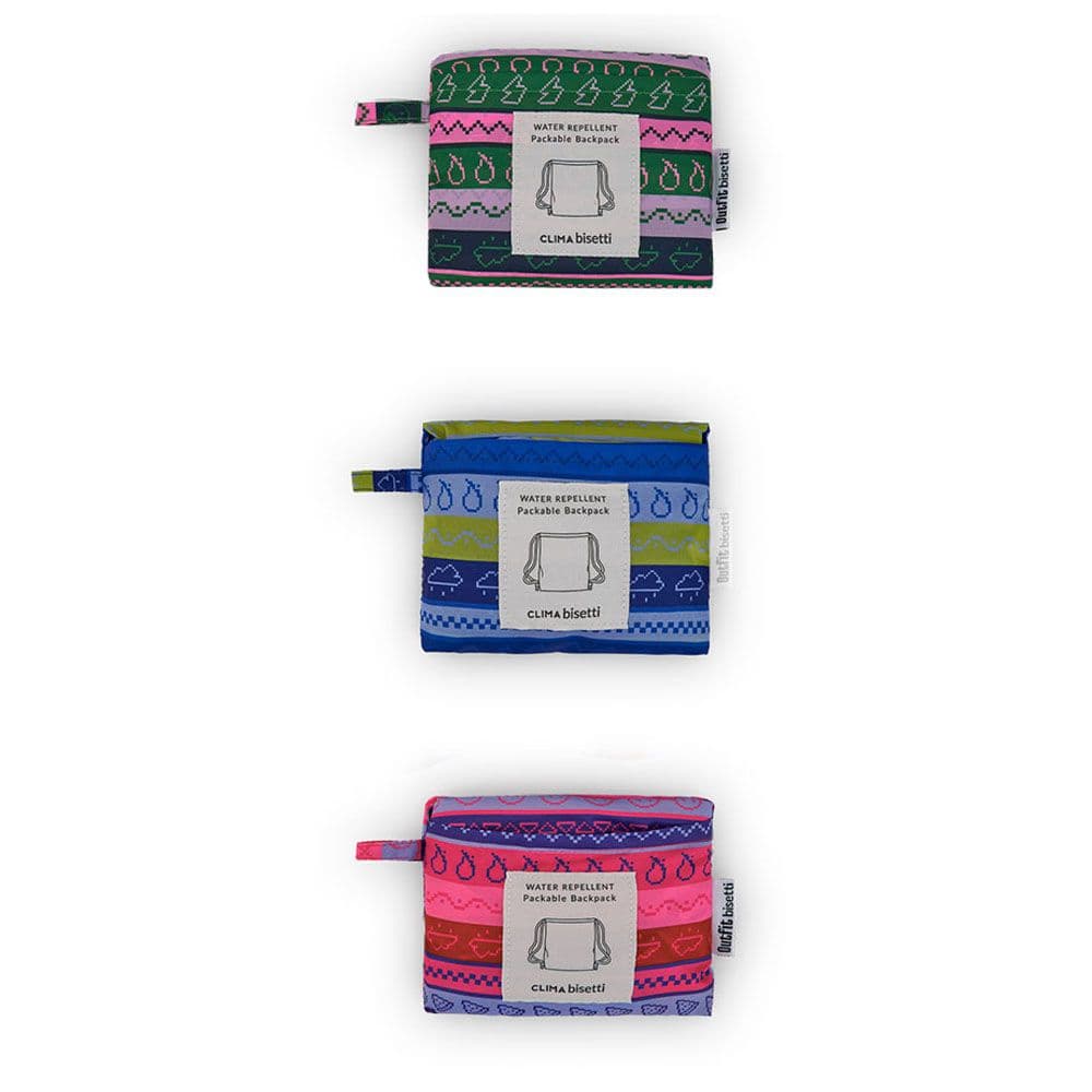 MOCHILA IMPERMEABLE PLEGABLE, COLORES SURTIDOS. 35x40cm 30942. C-COLLECTION