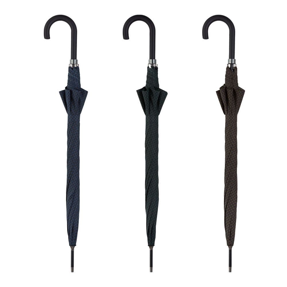 PARAGUAS LARGO, COLORES SURTIDOS CON CUADROS ESCOCES, Ø108cm 135. C-COLLECTION