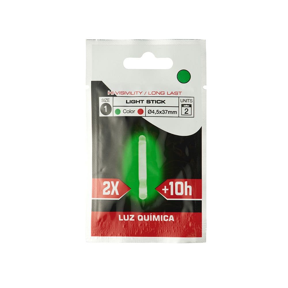 GUSANO LUMINOSO FLOTADOR PARA PUNTERA DE LA CAÑA Ø4,5 x 37 mm, 2 uds