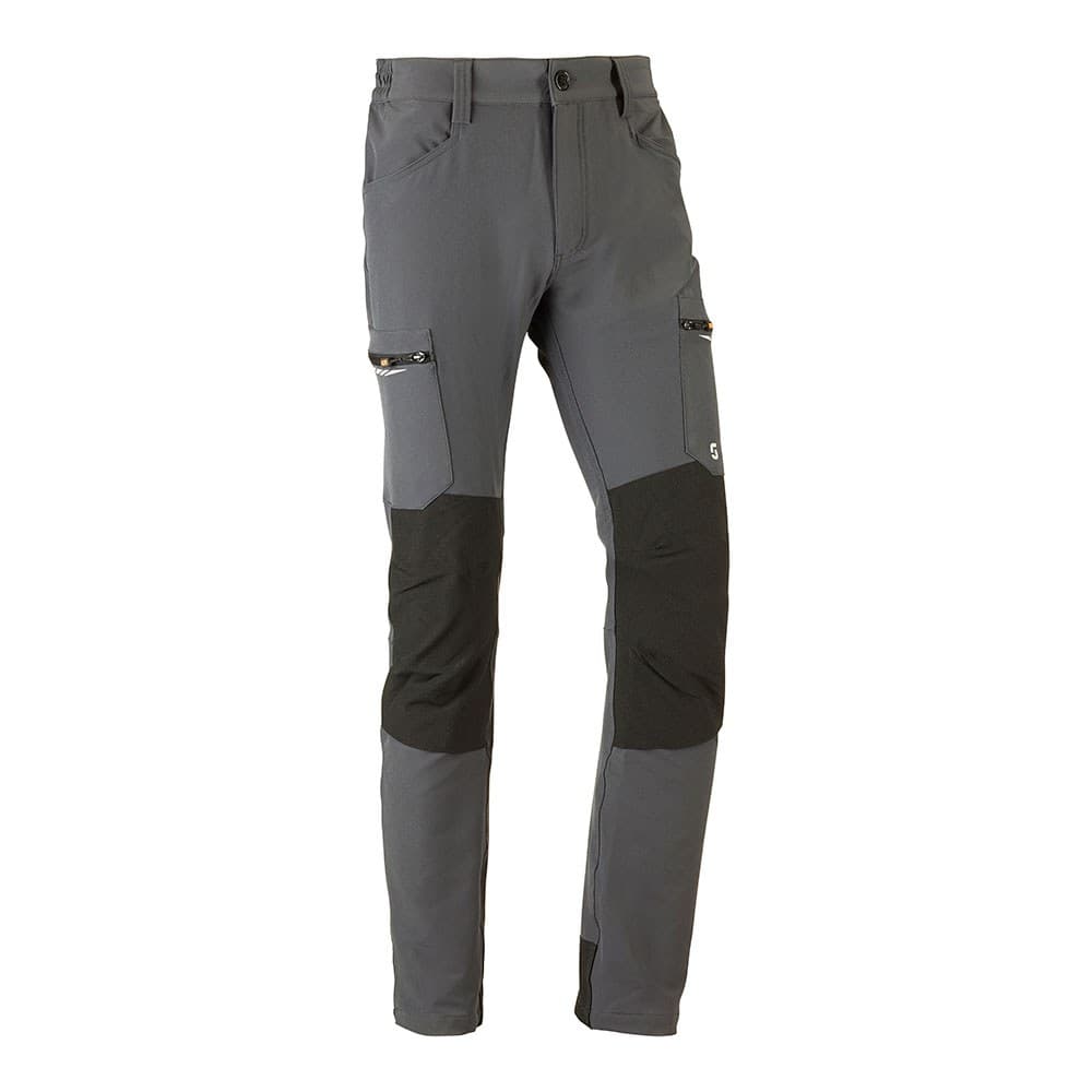 PANTALÓN MULTIBOLSILLO ELÁSTICO DYNAMIC GRIS, TALLA 3XL