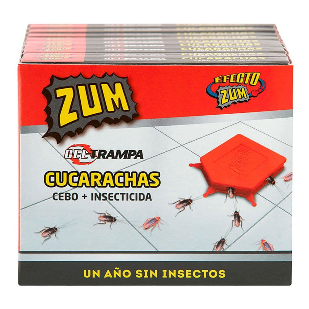 TRAMPA CON CEBO E INSECTICIDA PARA CUCARACHAS