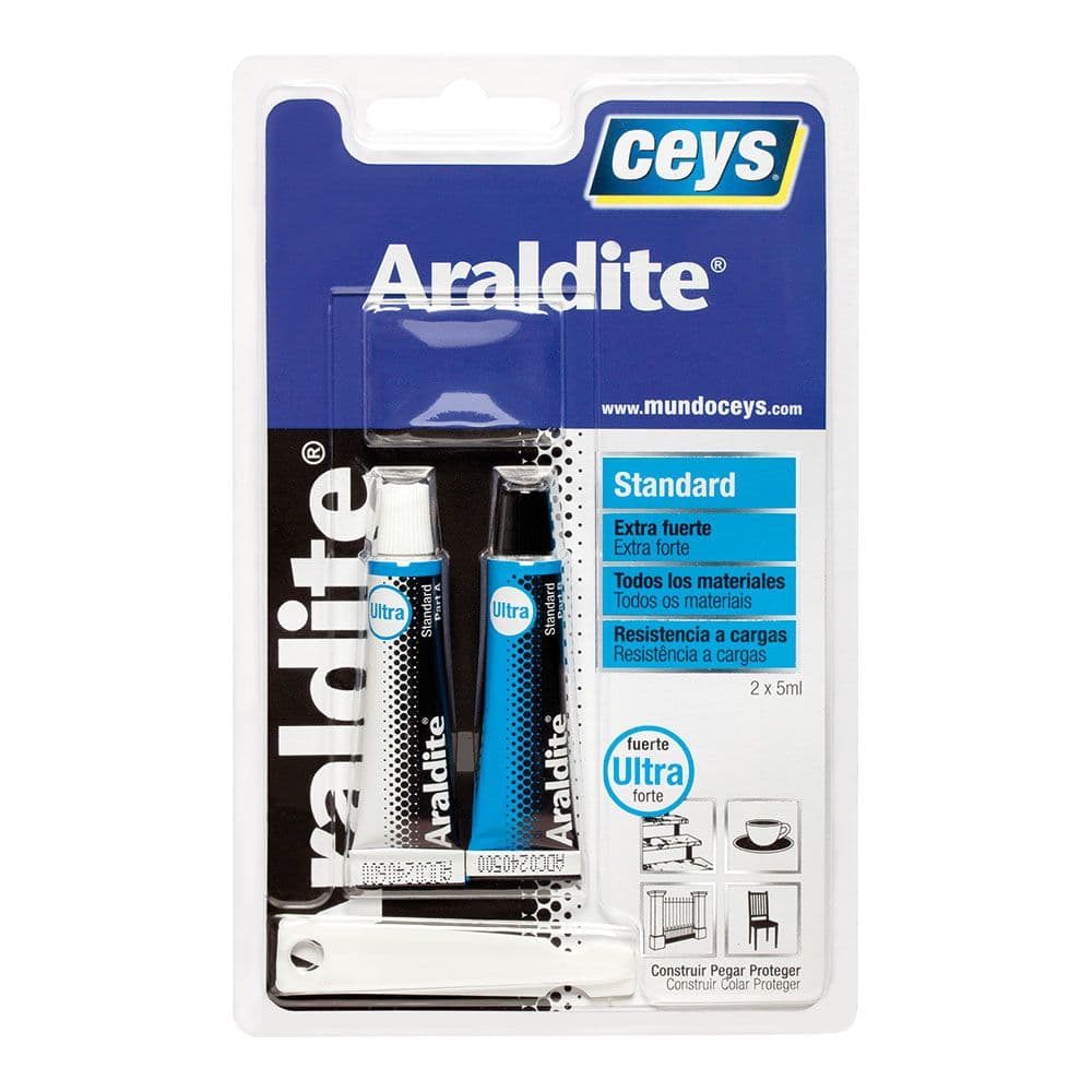 CEYS ARALDITE STANDARD BLISTER PEQUEÑO 5 + 5 ml