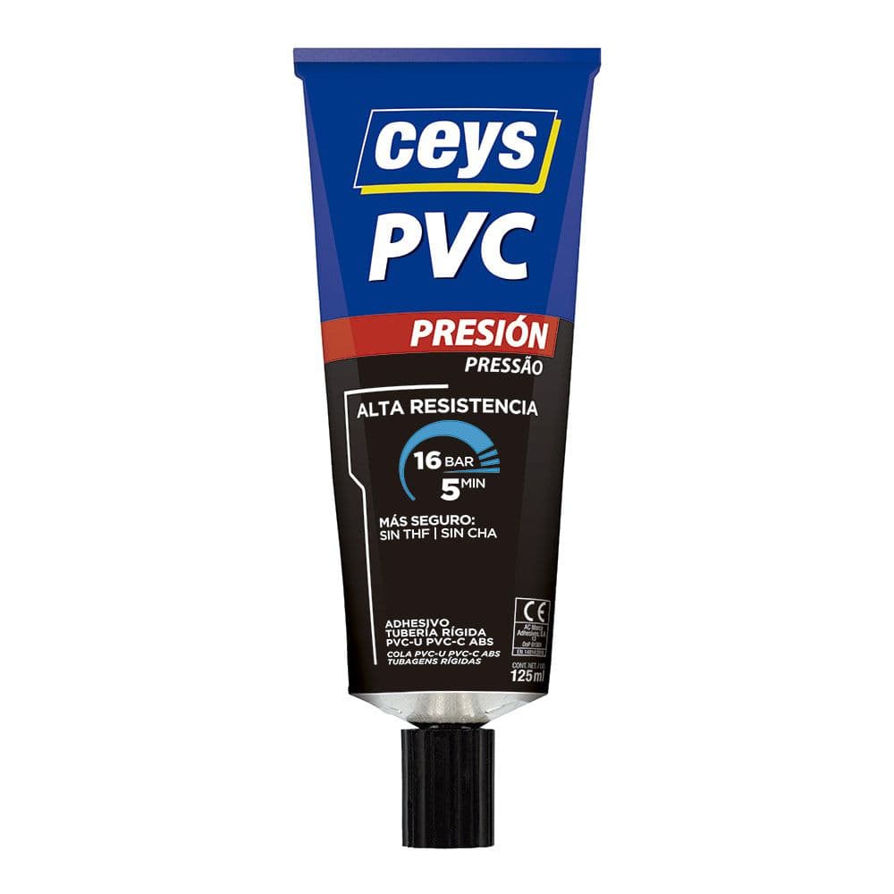 ADHESIVO PVC PRESION TUBO 125 ml