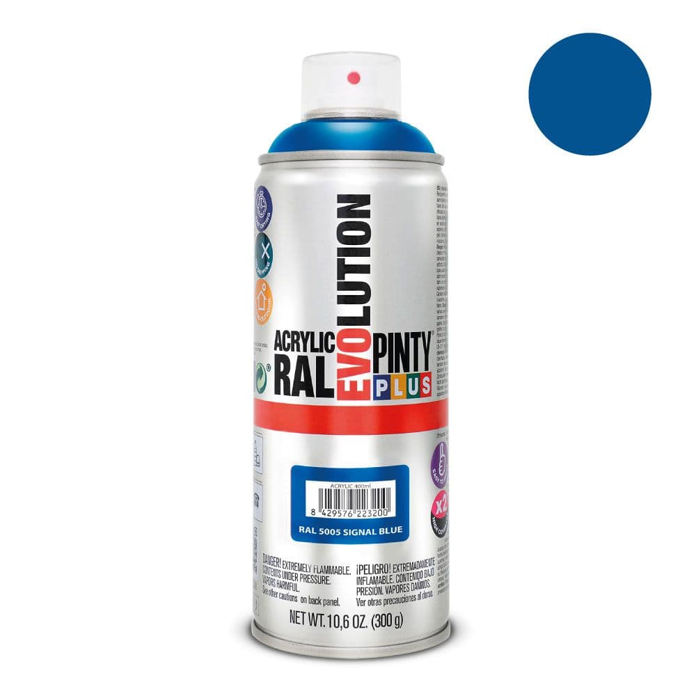 PINTURA ACRÍLICA SPRAY EVOLUTION 520 cc RAL 5005 SIGAL BLUE 300 g