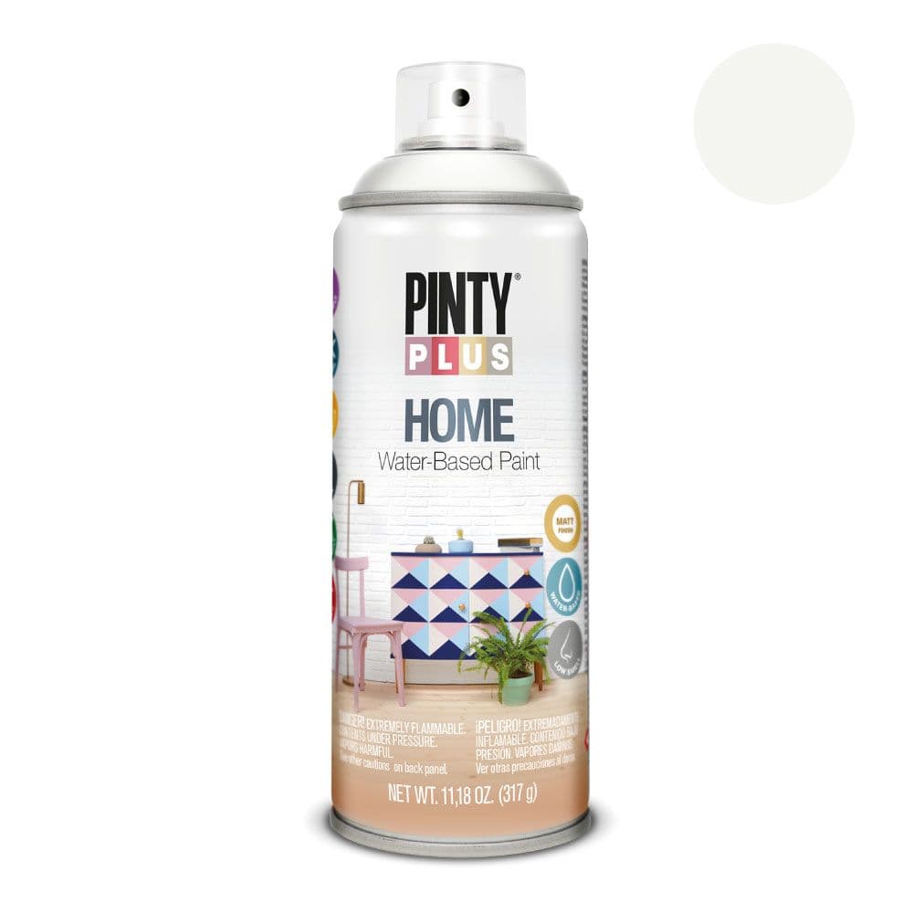 PINTURA ACRÍLICA SPRAY HOME WATER-BASED 520 cc NEUTRAL WHITE HM111