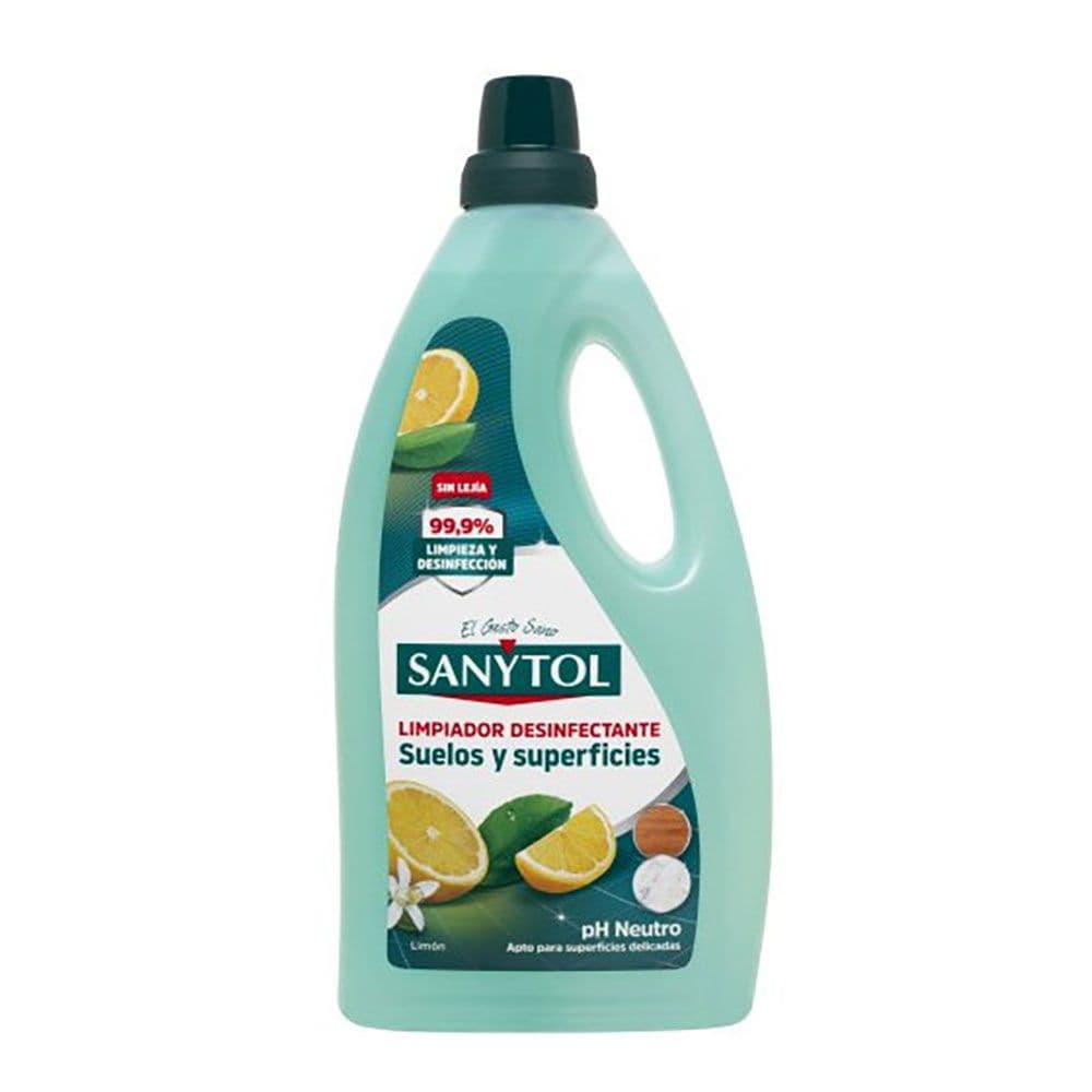 LIMPIADOR DESINFECTANTE SUELOS Y SUPERFICIES LIMÓN 1200 ml