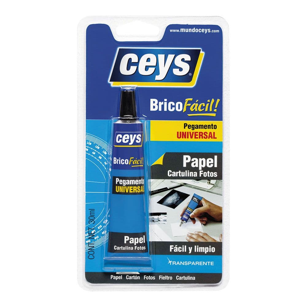 ADHESIVO UNIVERSAL BRICOFÁCIL TRANSPARENTE 30 ml