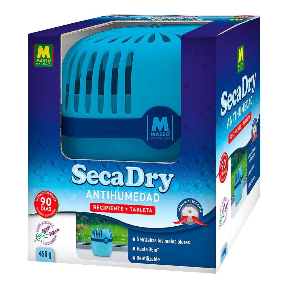 SECADRY ANTIHUMEDAD RECIPIENTE + TABLETA 450 g
