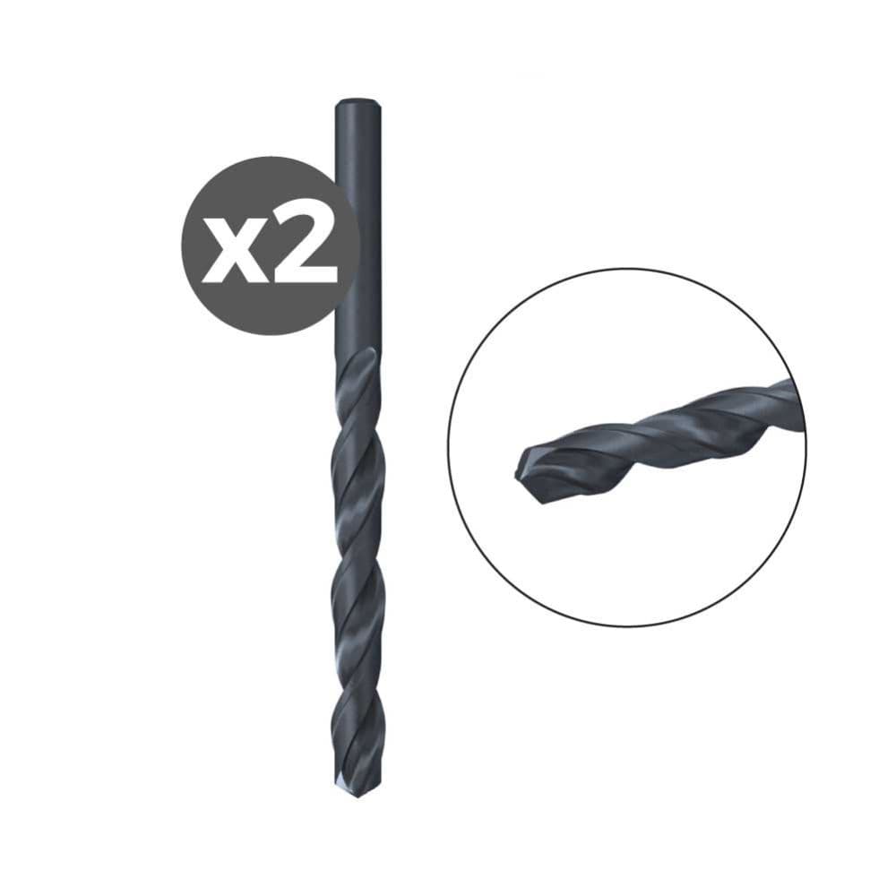 BROCA PARA METAL HSS-R DIN 338, 2 uds, Ø3,50 x 39/70 mm