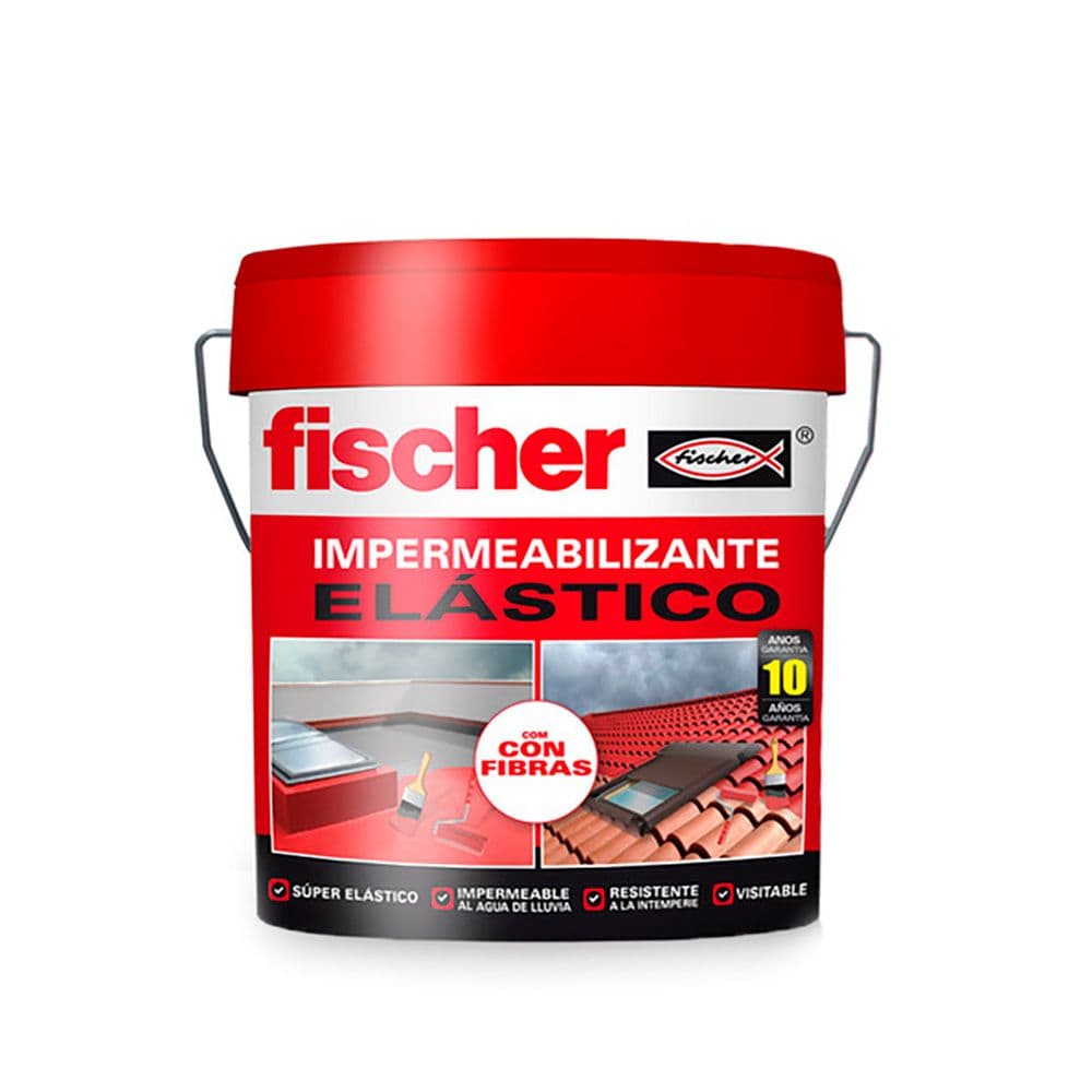 IMPERMEABILIZANTE GRIS CON FIBRAS 4 L