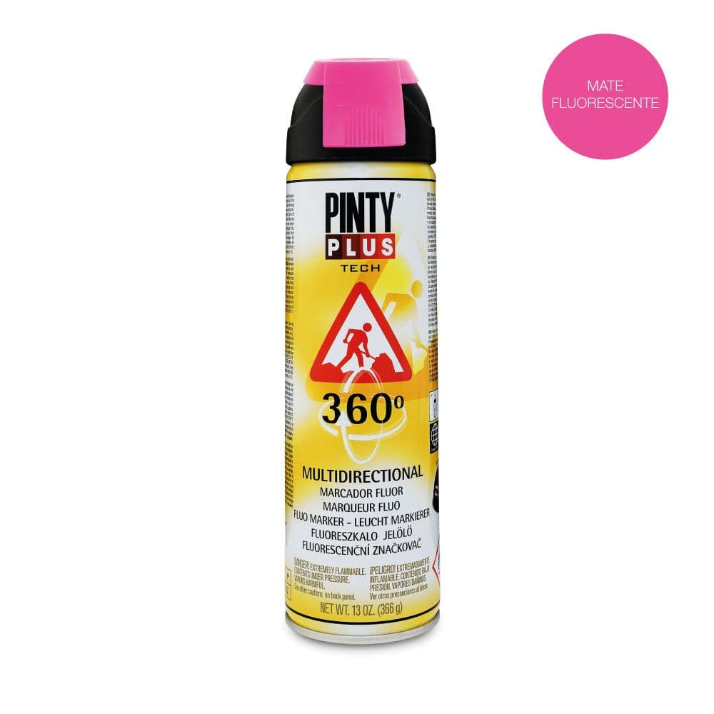 PINTURA EN SPRAY TECH 650 cc MARCADOR 360° FUCSIA T184