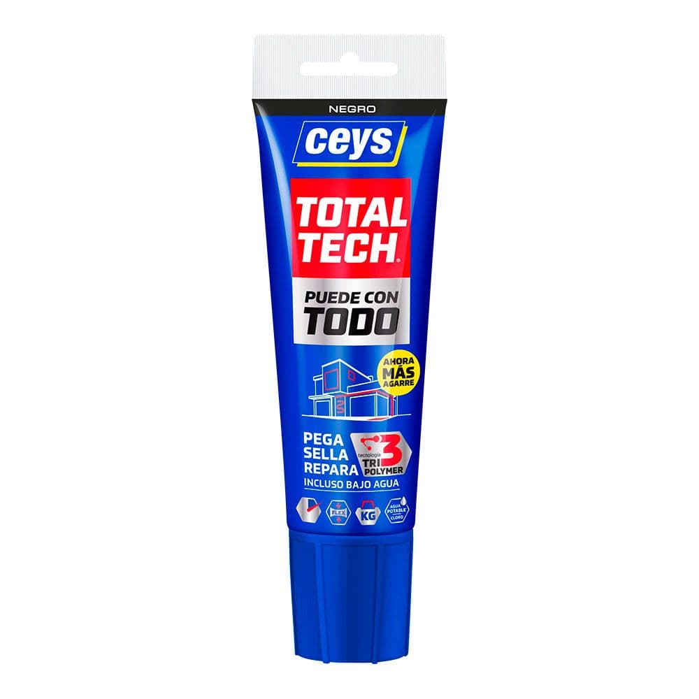 ADHESIVO SELLADOR TOTAL TECH NEGRO TUBO 125 ml