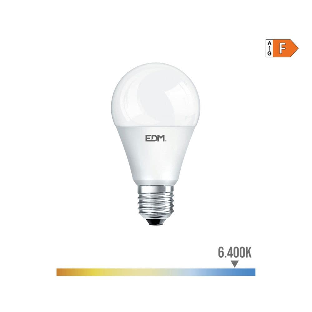 BOMBILLA STANDARD LED E27 10 w 932 lm 6400 k LUZ FRIA Ø6 x 10,8 cm