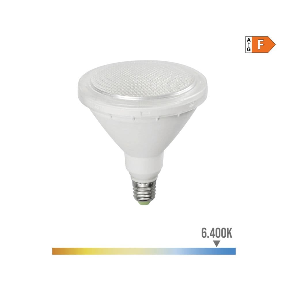BOMBILLA PAR38 LED E27 15W 1510lm 6400K LUZ FRIA IP64 Ø12x13,8cm