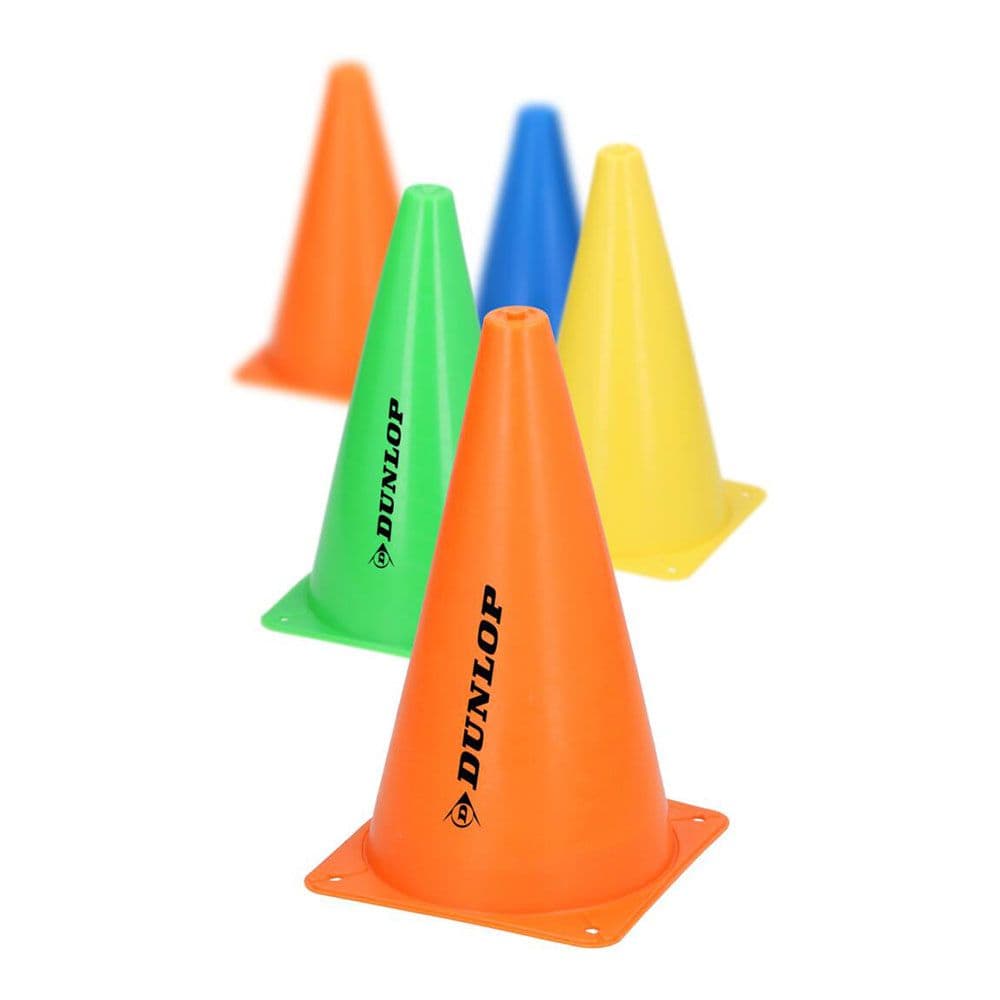 CONOS DE ENTRENAMIENTO DE PLASTICO Ø14 x 23,5 cm, 10 uds