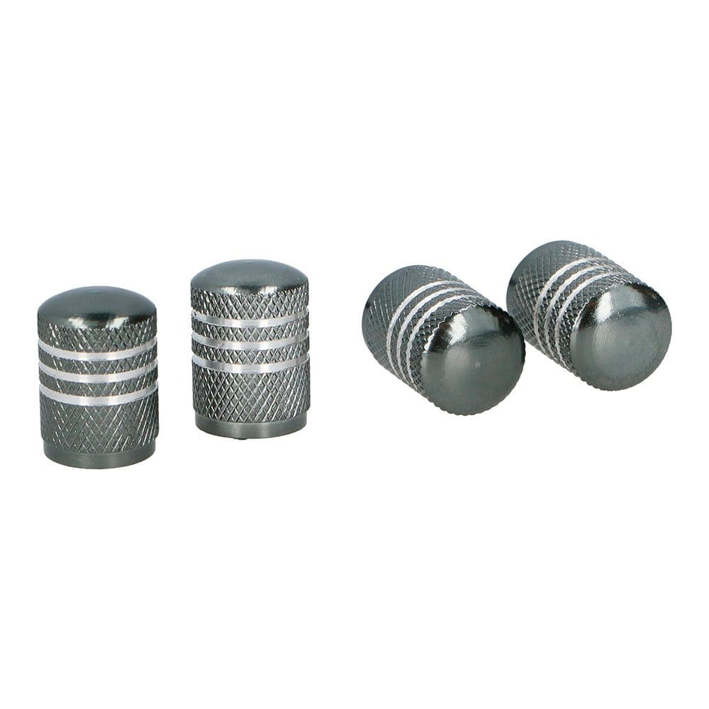 SET DE 4 TAPONES PARA RUEDA DE COCHE GRIS