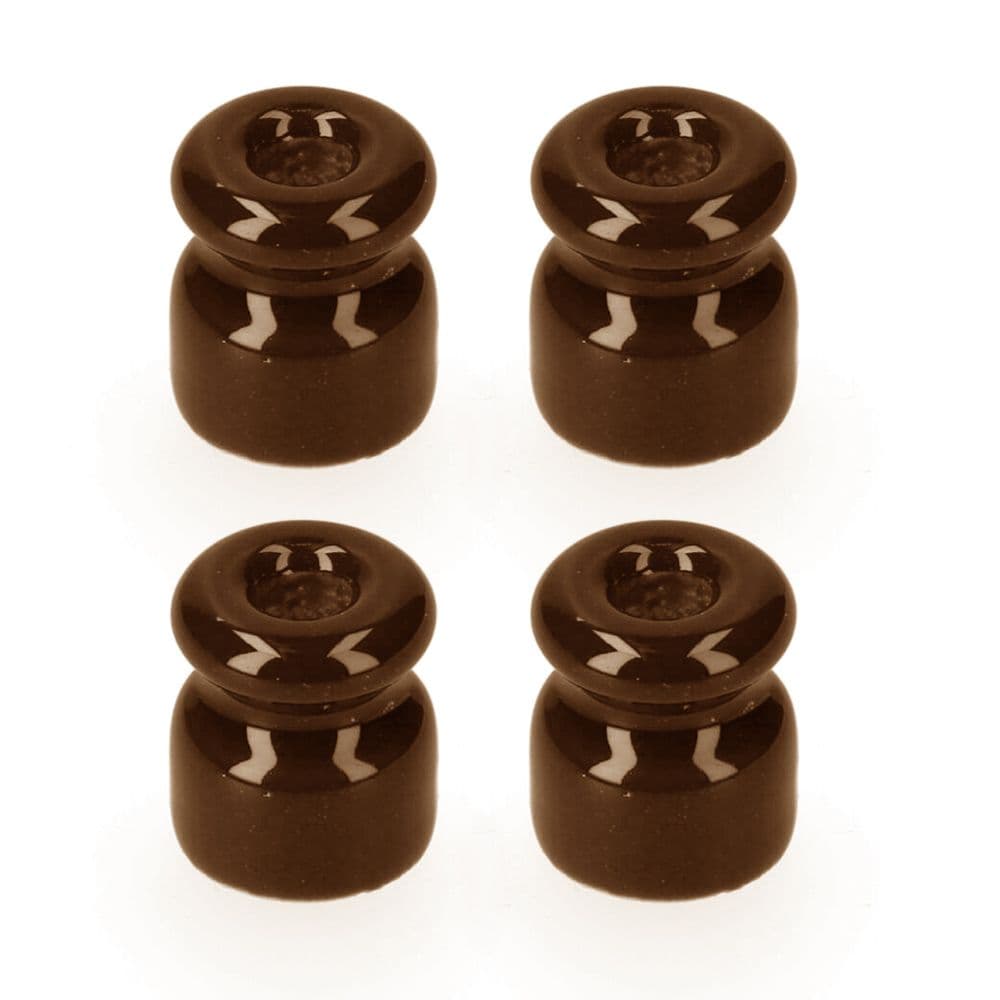 AISLADOR PARA CABLE TRENZADO MARRON ENVASADO 4 UNI EDM